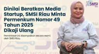 SMSI Riau Minta Permenkum Nomor 49 Tahun 2025 Dikaji Ulang, Dinilai Beratkan Media Startup