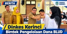 Wujudkan Pelayanan Prima, Dinkes Kerinci Bekali Pengelola Dana BLUD Melalui Bimtek