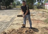 Program Pelalawan Sejuk, Lurah Kerinci Barat Turun Langsung Tanam Aren