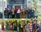 Gandeng PWI, Senator Riau Tanam Pohon dan Beri Bansos Warga