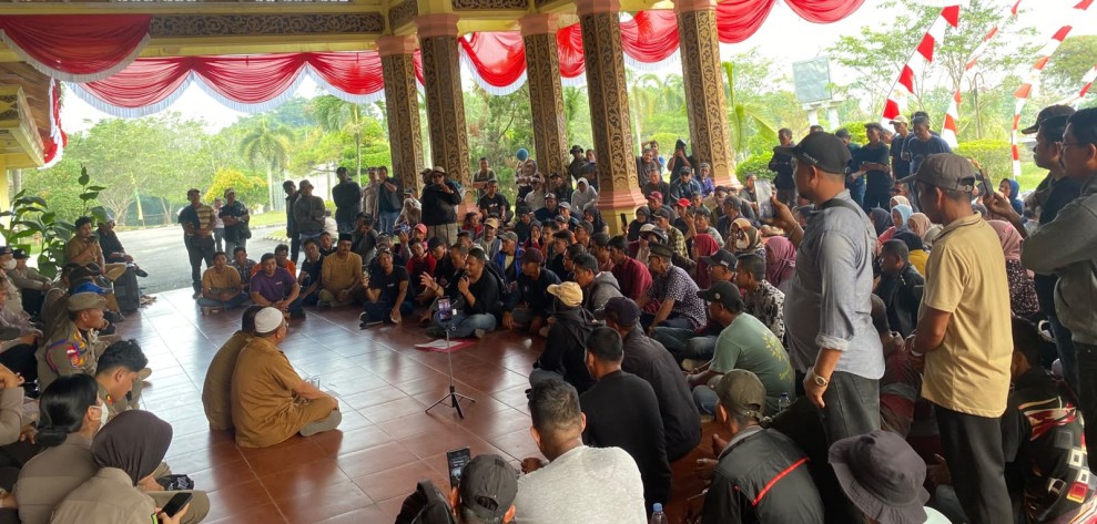 Kasus Lahan PT. THIP Tak Kunjung Tuntas, Warga Gruduk Kantor Bupati