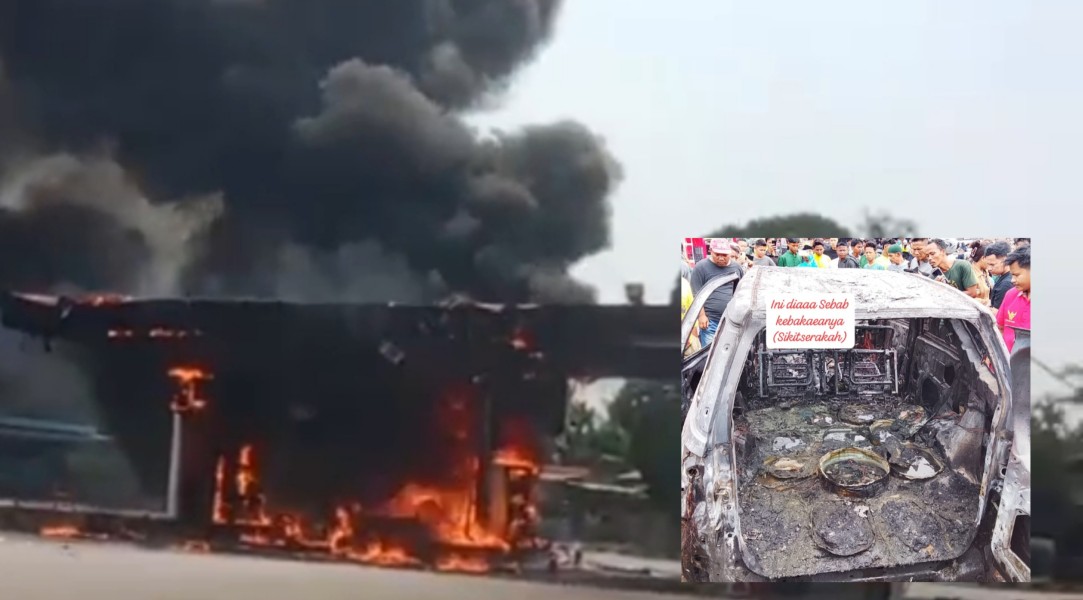 SPBU 14.283.624 Terbakar, Warga Sebut Mobil Pelansir BBM, Begini Kronologi Polisi