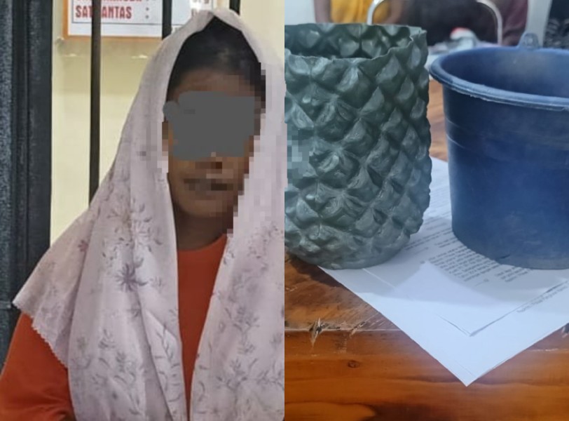 Polres Pelalawan Tahan Ibu Diduga Eksploitasi 3 Anak Manusia Silver