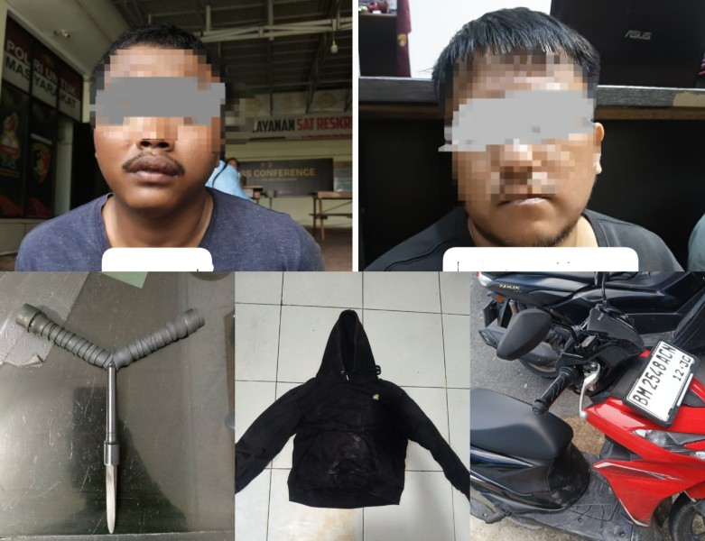 Beraksi di 7 TKP, Residivis Curanmor Diringkus Polres Pelalawan