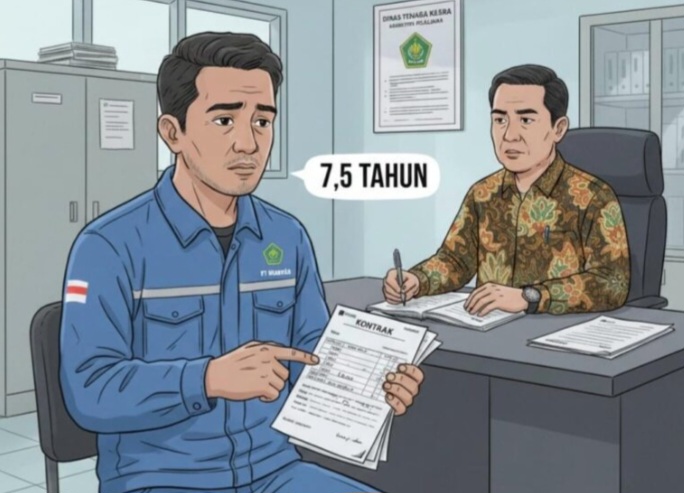 Lagi, Pekerja PT. RAPP Lapor Disnaker Tuntut Hak Bekerja Selama 7,5 Tahun
