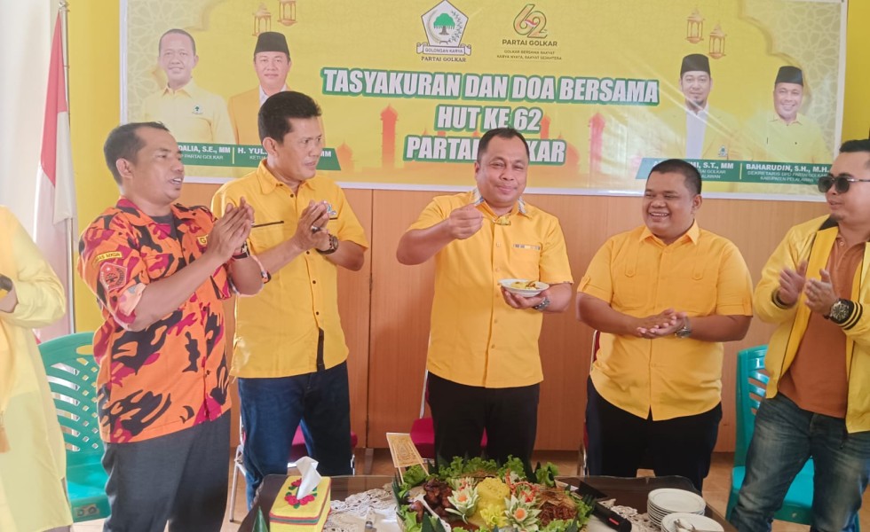 DPD Golkar Pelalawan Dikonsep Sederhana, Namun Penuh Khidmat