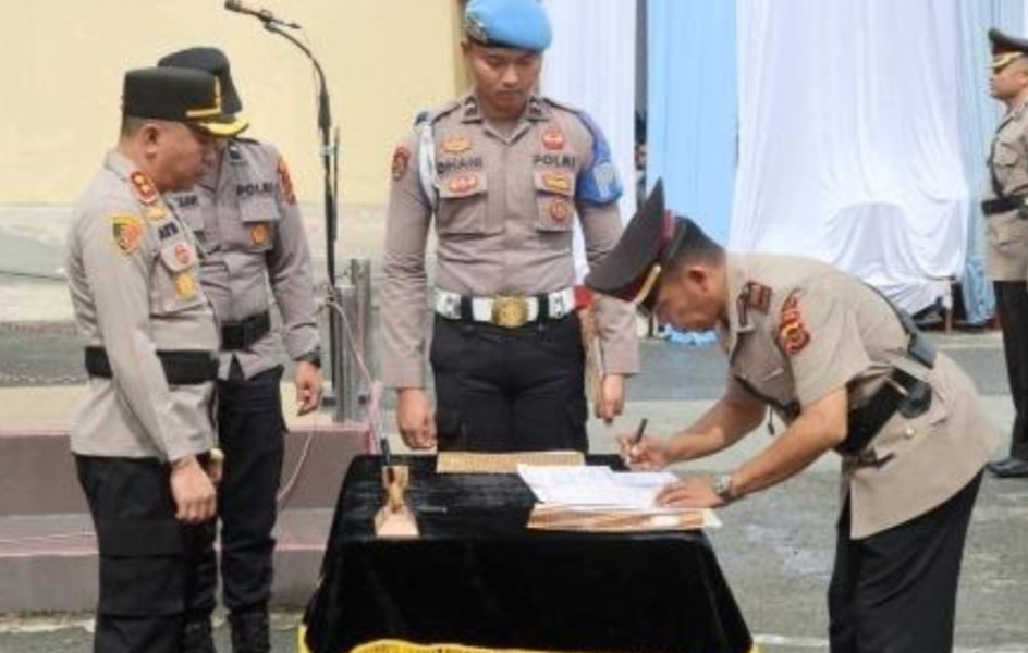 Kapolres Kerinci Pimpin Sertijab Waka dan 3 PJU, AKP Yudistira Jabat Kabag Ops