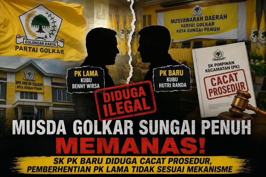 Jelang Musda, Internal Golkar Sungai Penuh Terbelah: Siapa Pemegang Hak Suara?