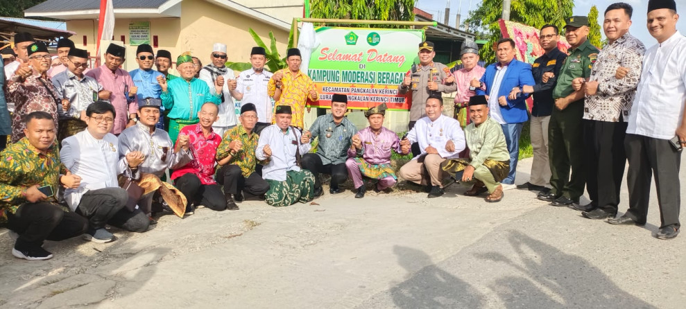 Lounching Kampung Moderasi BerAgama, Begini Pesan Bupati Zukri