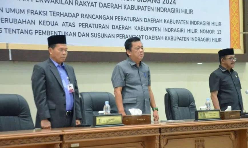 DPRD Inhil Gelar Rapat Paripurna ke-18 Masa Persidangan II Tahun 2024