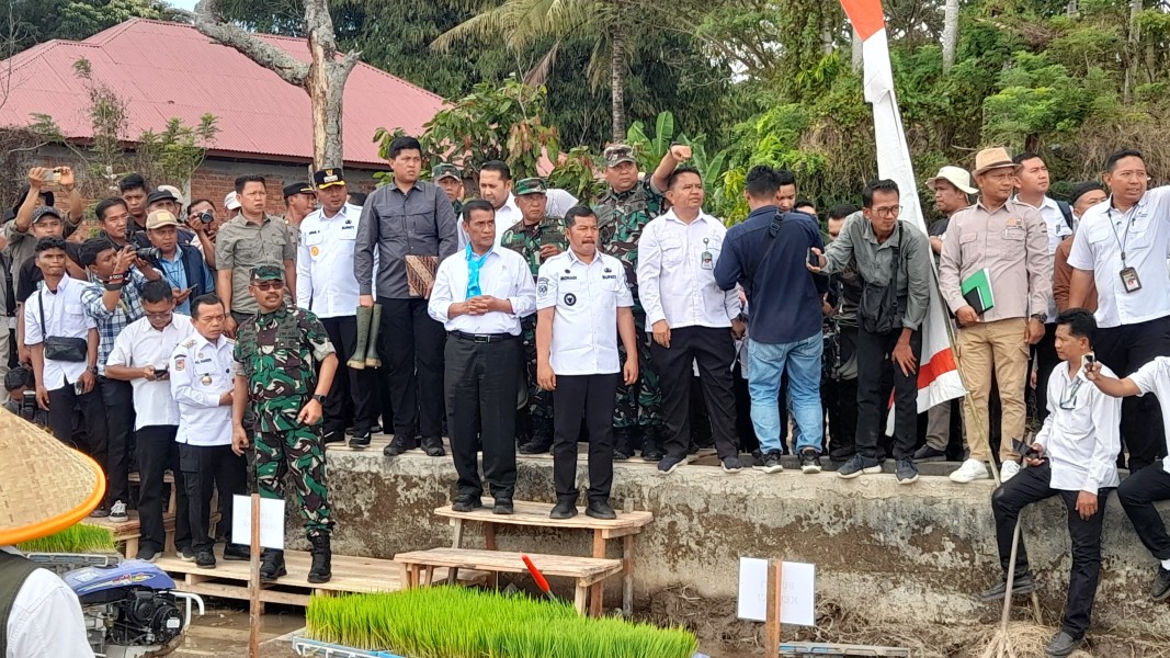 Dandim 0417 Kerinci Sambut Kunker Menteri Pertanian