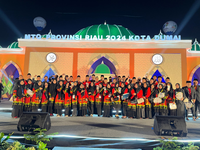 Naik Peringkat di MTQ Riau 2024, Bupati Pelalawan Apresiasi Kerja Keras Kafilah