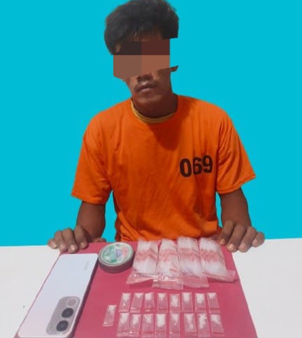 Pengedar Sabu Wilayah Langgam Diamankan Polres Pelalawan