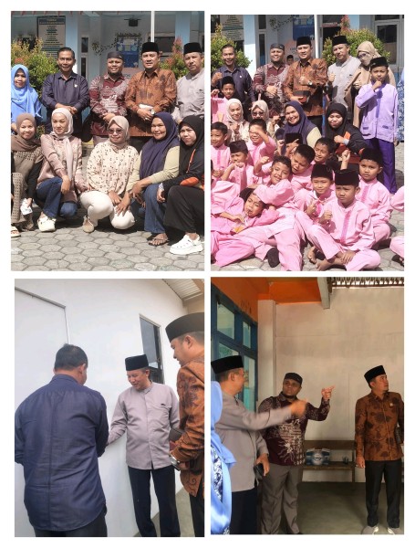 Dewan Hadiri Penyerahan Kunci Ruang Kelas Baru SD 021 Lawang Agung