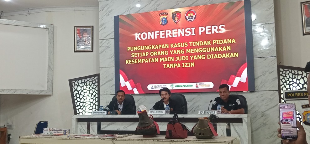 Grebek Sarang Judi, AKP Bayu : Kita Siap Brantas Semua Laporan Kriminal