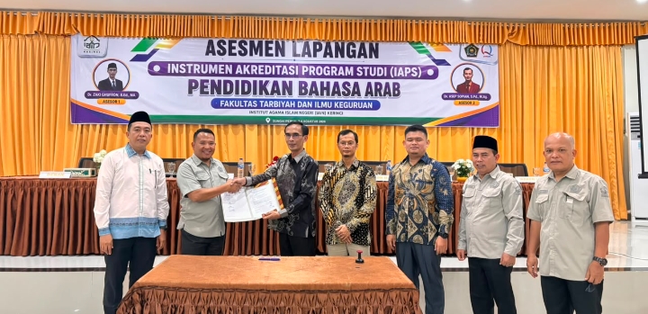Prodi PBA FTIK IAIN Kerinci Jalani Asesmen Lapangan,Menuju Akreditasi Unggul