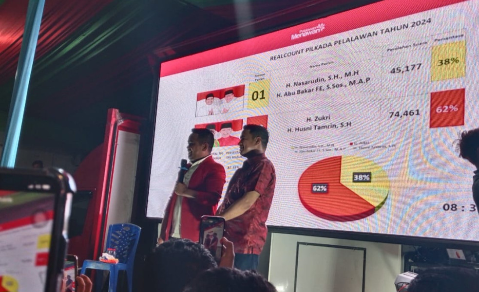 Unggul Real Count, Paslon Zukri-Tamrin Deklarasi Kemenangan Pilkada Pelalawan 2024