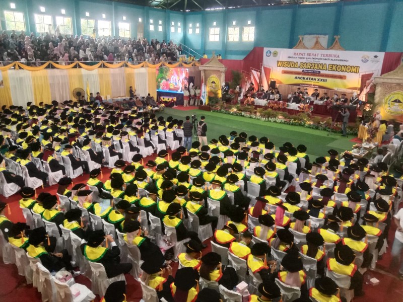 STIE Sakti Alam Kerinci Cetak 313 Sarjana Baru, Siap Rebut Peluang di Era Kompetitif