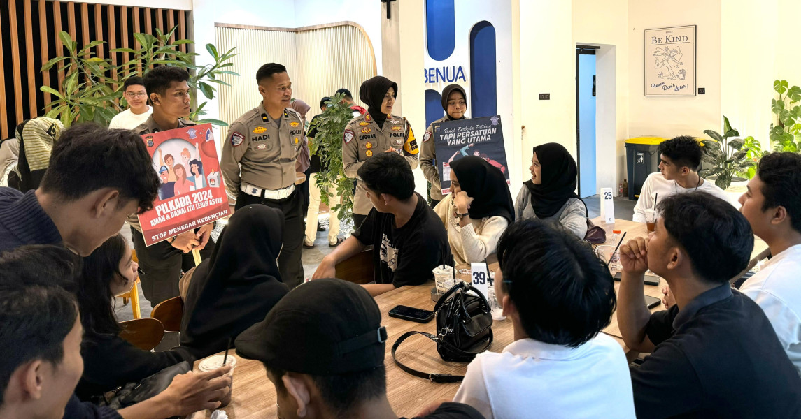 Satlantas Polres Pelalawan, Ajak Gen Z Bijak Bermedia Sosial