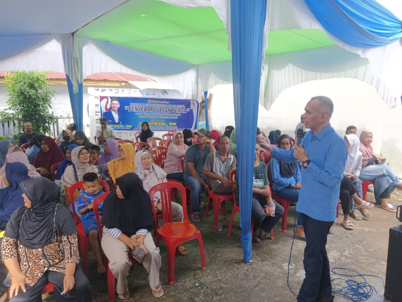 Agar Masyarakat Tahu, Waka DPRD Pekanbaru Sosialisasikan Perda Pajak dan Retribusi Daerah