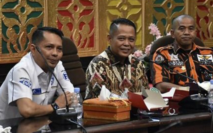 Nyatakan Dukungan, Anggota Ormas PP Datangi DPRD Kota Pekanbaru