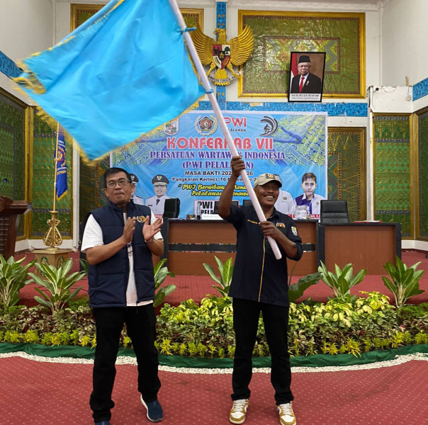 Samsul Bahri Nahkodai PWI Pelalawan Periode 2023-2026