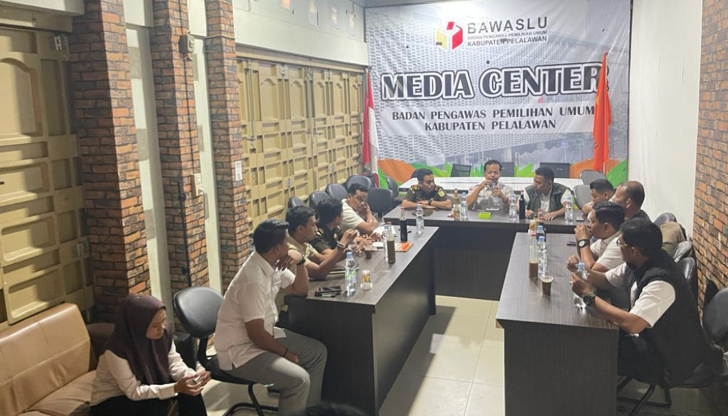 Reskrim Polres Pelalawan Support Sentra Gakkumdu Bawaslu Dalam Persiapan Pemilu 2024