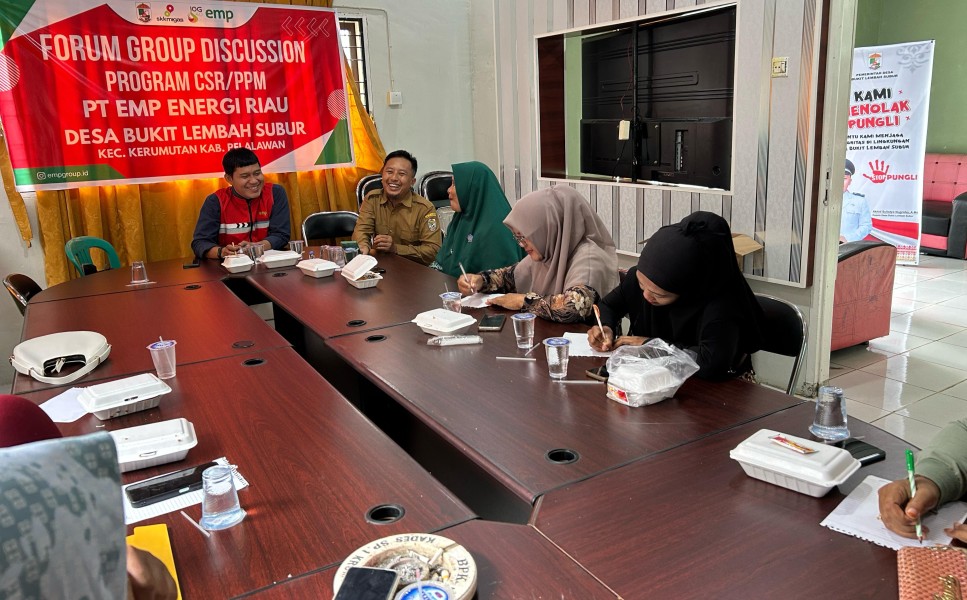 PT EMP Energi Riau Gelar FGD Bersama Pemuda dan UMKM