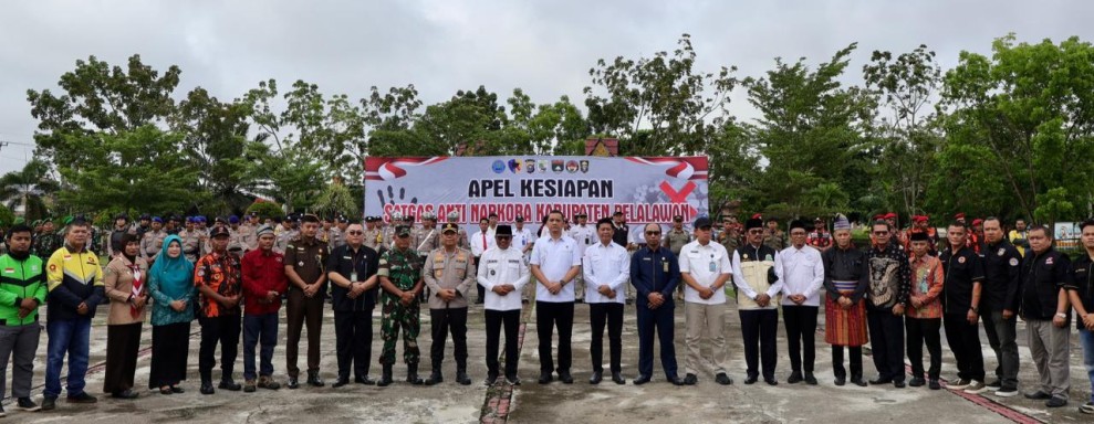 Polres dan Pemkab Pelalawan Bersatu Perang Lawan Narkoba