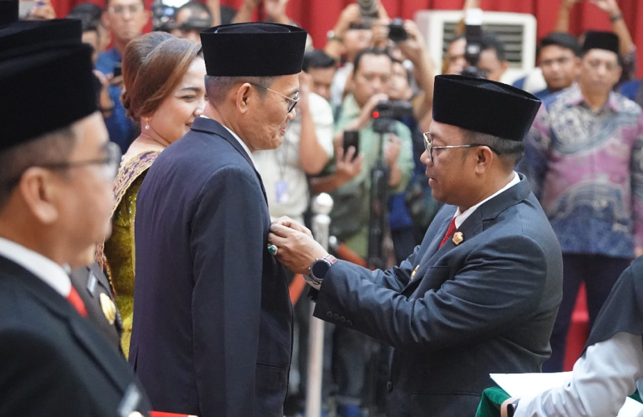 Pj Gubri Lantik 6 Pjs Kepala Daerah di Riau