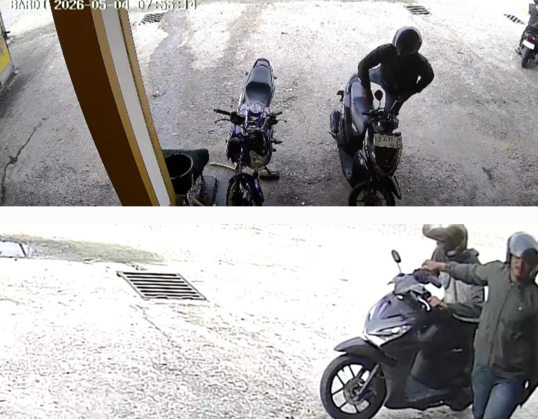 Baru Buka Toko, Motor Karyawan Makanan di Pelalawan Raib Digondol Maling
