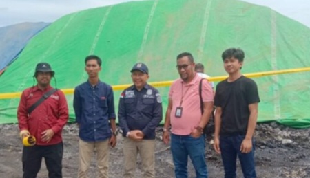Tak Berizin, Gakkum DLH Segel Batu Bara PT. MIA