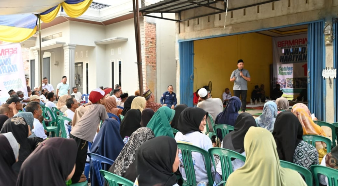 Ustadz Bombom Kampanyekan Abdul Wahid di Kampar.