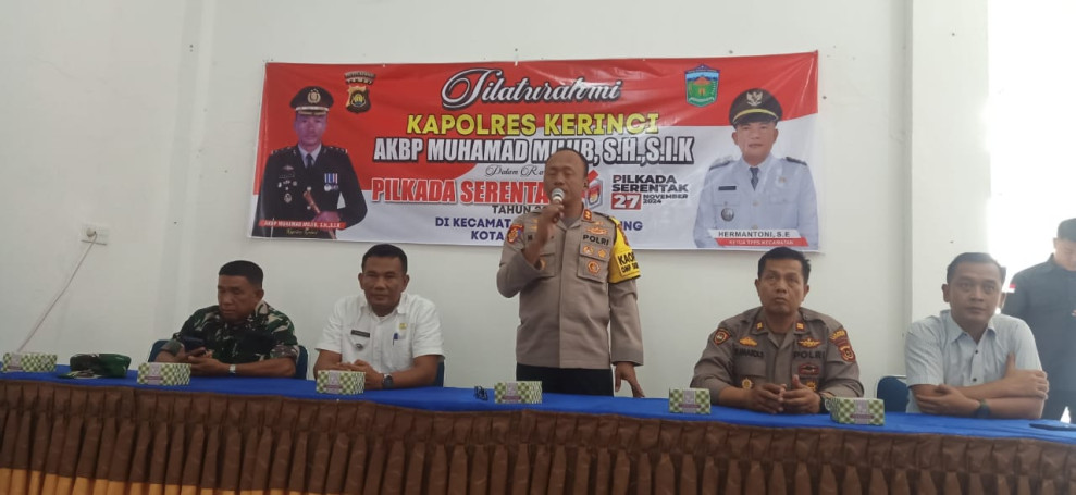 Jelang Pilkada Serentak, Kapolres Kerinci Ingatkan ASN dan Kades Jangan Takut Diintimidasi