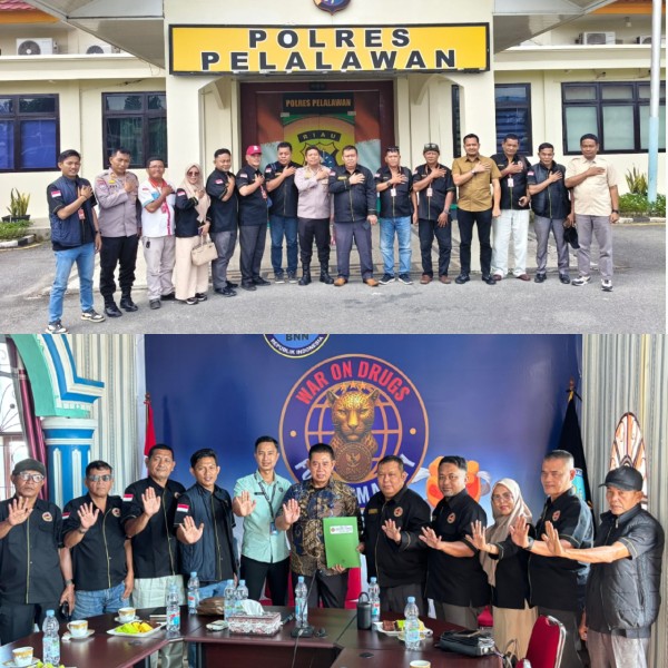 BNNK dan Polres Pelalawan Siap Dukung Program DPC Granat