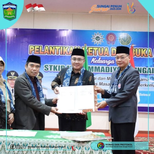 Mahli Resmi Jabat Ketua STKIP Muhammadiyah Sungaipenuh