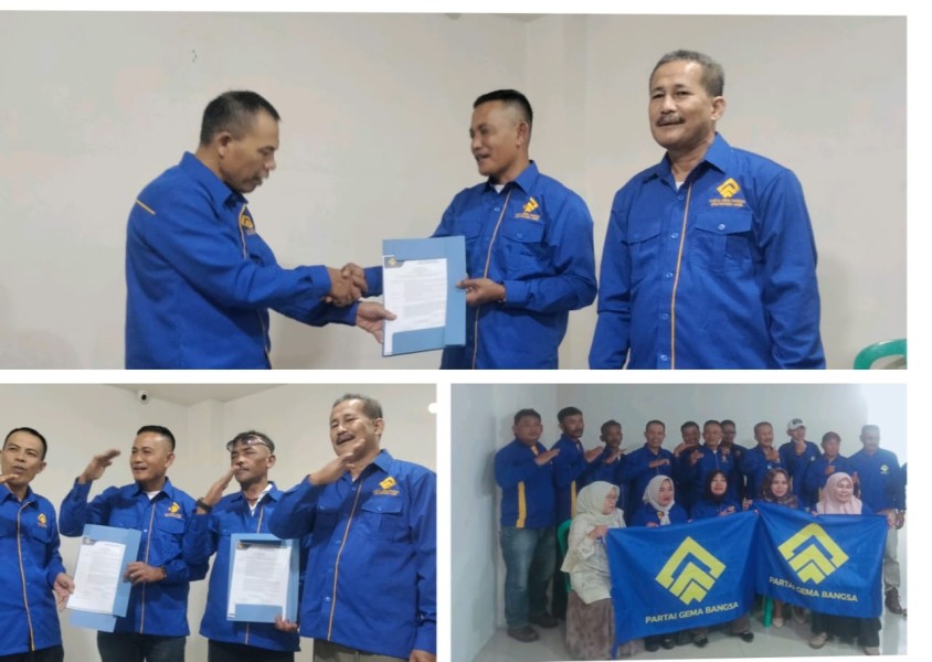 Ketua DPW Partai Gema Bangsa Provinsi Jambi Serahkan SK DPD Kerinci dan Sungaipenuh