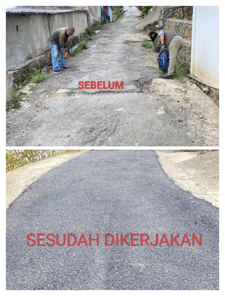 Rekanan Beri Penjelasan Terkait Pengaspalan Sanggara Agung