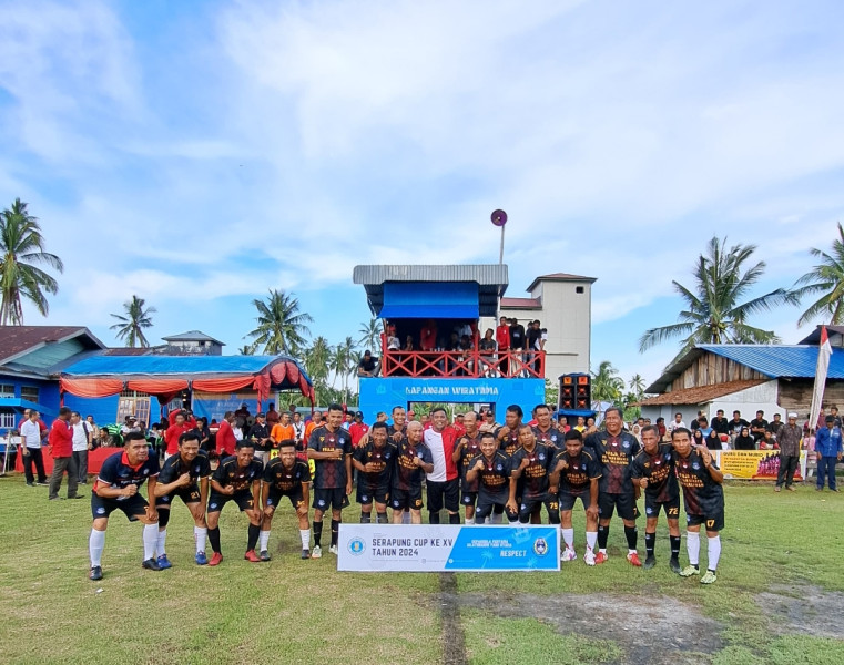 BukaTurnament Serapung Cup Ke-XV, H Zukri Ajak Masyarakat Hidup Sehat