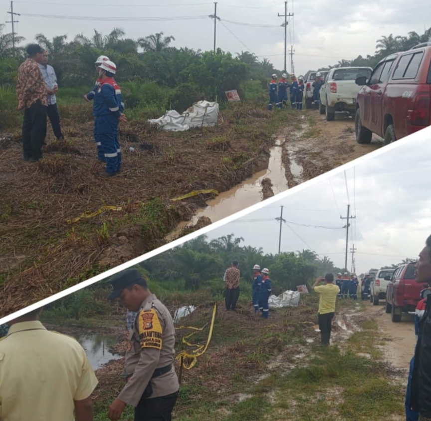 Kebun Warga Dicemari Limbah Minyak PT. PHR, Pemilik Lahan Tuntut Keadilan