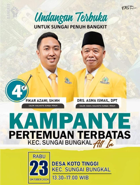 Kabar Gembira! Fikar Janji Kembali Gratiskan Iuran BPJS untuk 40 ribu Warga Sungaipenuh