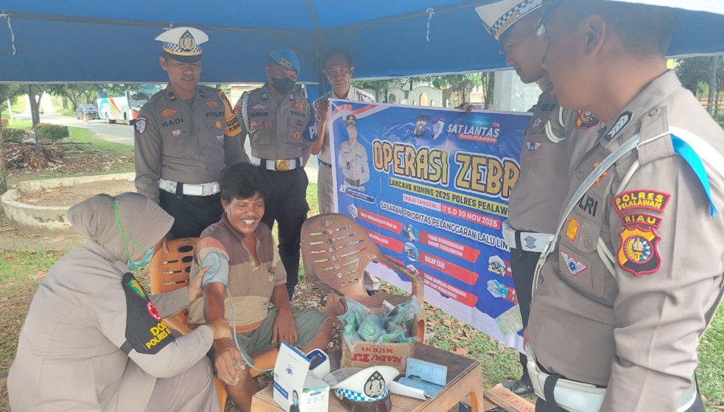 Cek Kesehatan Pengemudi, AKP Tatit : Meningkatkan Keselamatan Berkendara